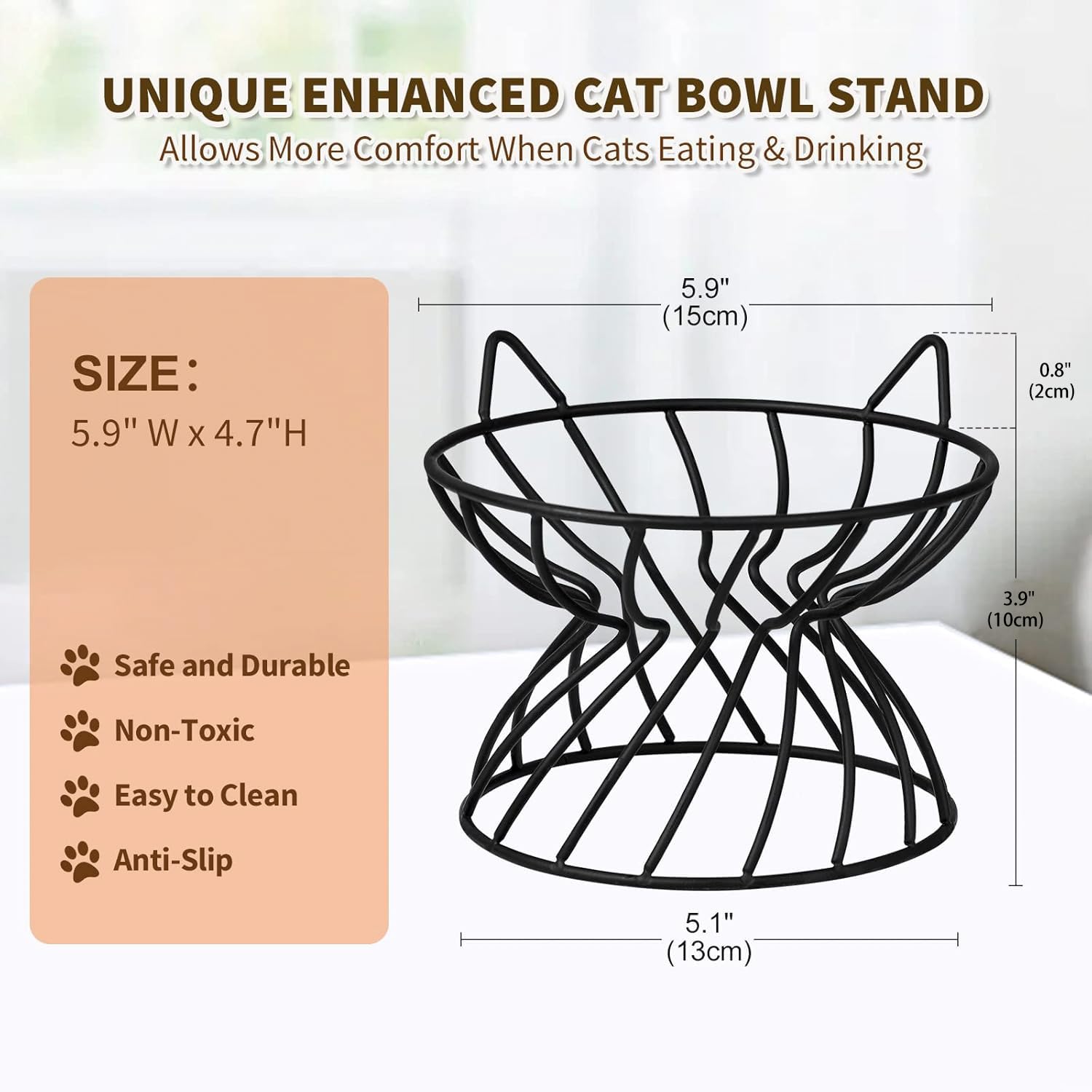 AHX diseño moderno con orejas de gato para estética en la zona de comida