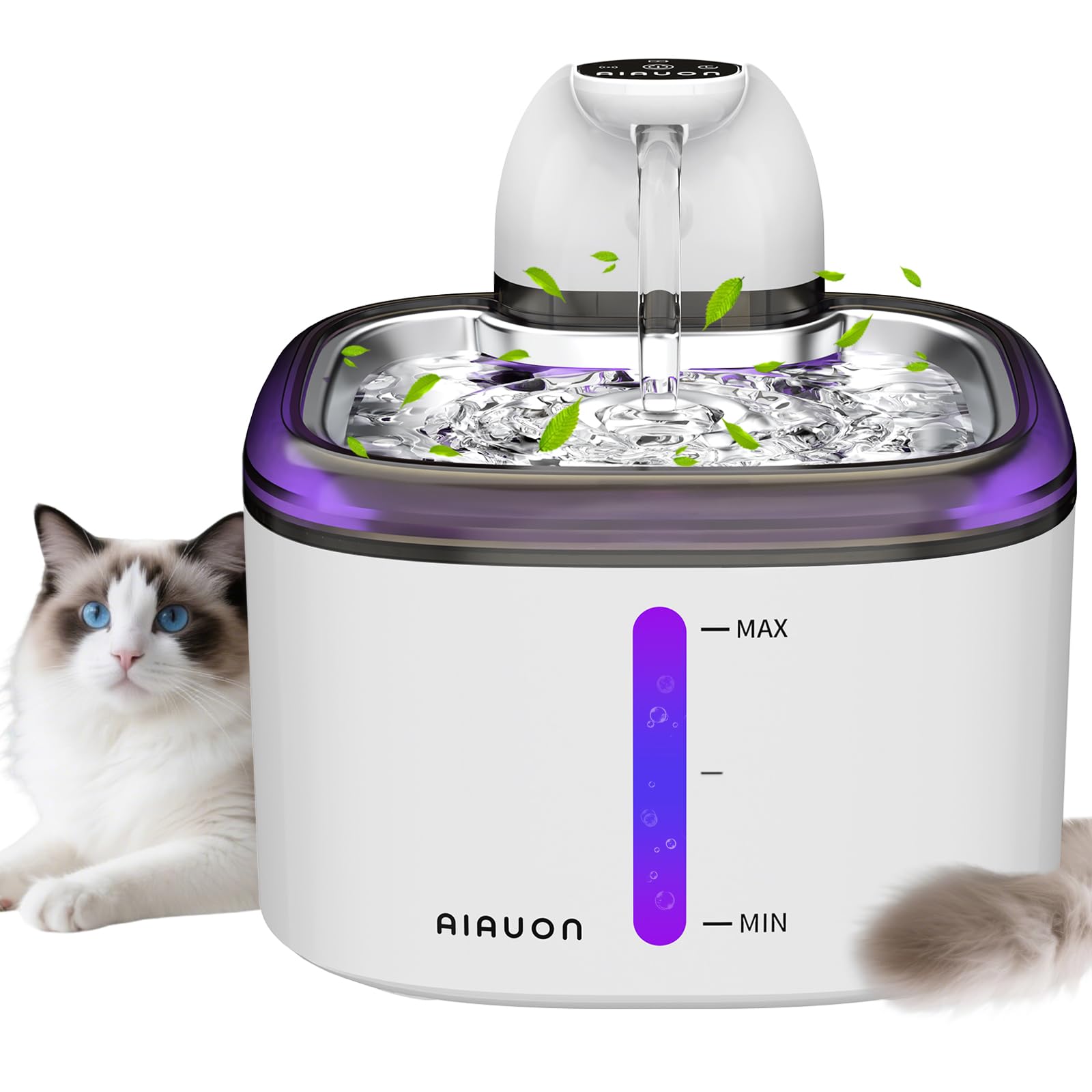 Kit completo AIAUON con guía de mantenimiento para el cuidado diario.