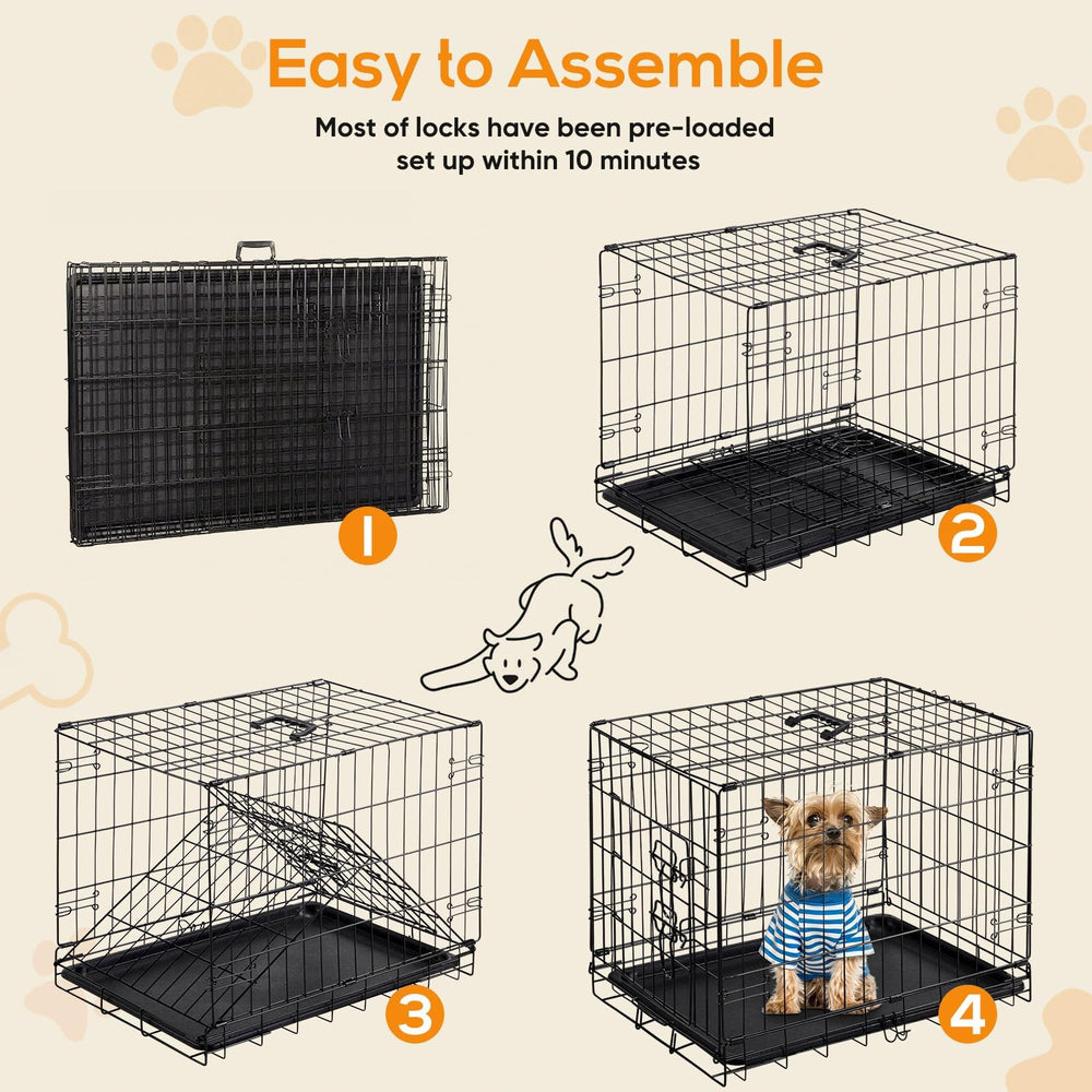 Aidoly jaula multiuso para interiores y exteriores, adecuada para perros pequeños.