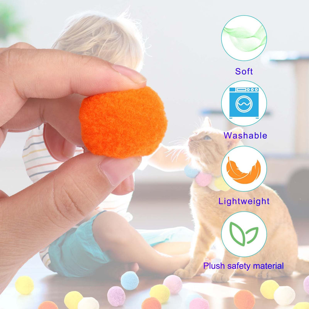 AIERSA bolas peluche lavables: fáciles de limpiar después del juego.