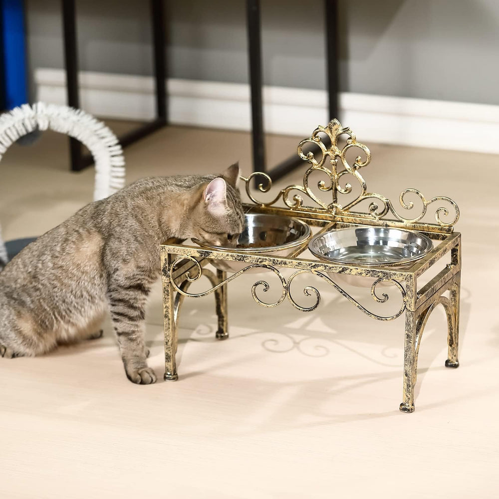 Aifeorzo regalo práctico para mascotas grandes, comedero elevado y bonito