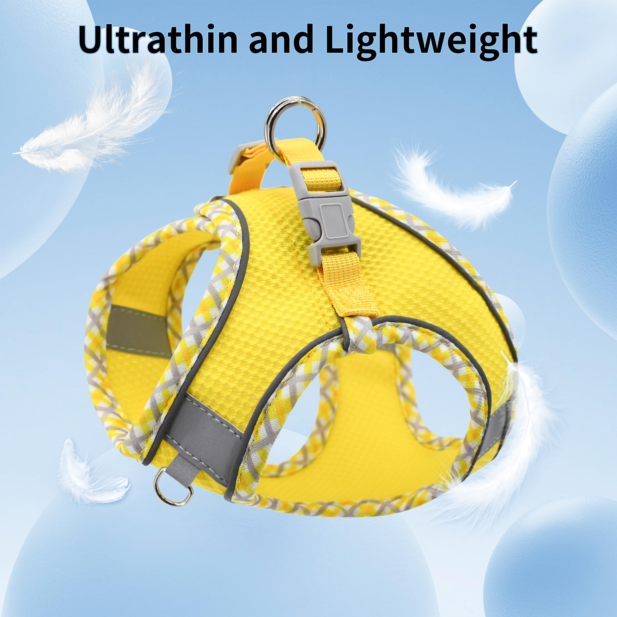 Aiitle arnés reflectante con franjas visibles, ideal para caminar de noche.
