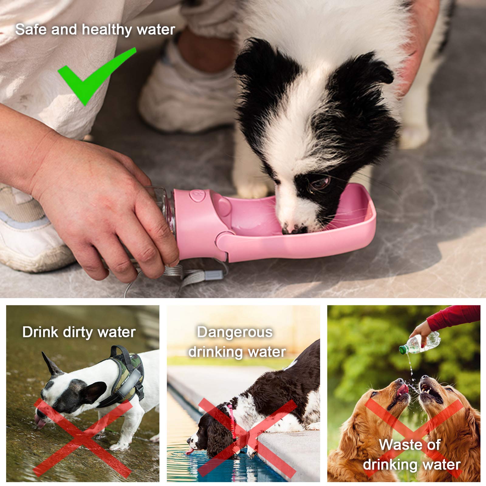 AIKIDS materiales-sin-BPA-bebedero-perro, seguro para mascotas.
