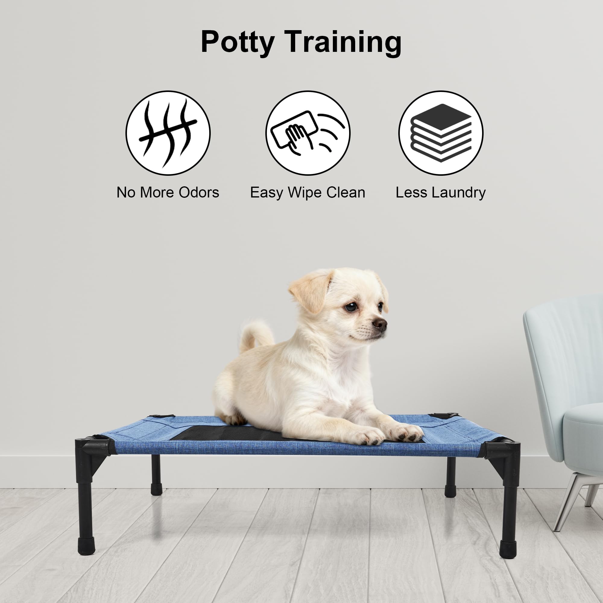 Cama Aimease para perros, altura de 20 cm, mantiene al animal alejado del suelo.