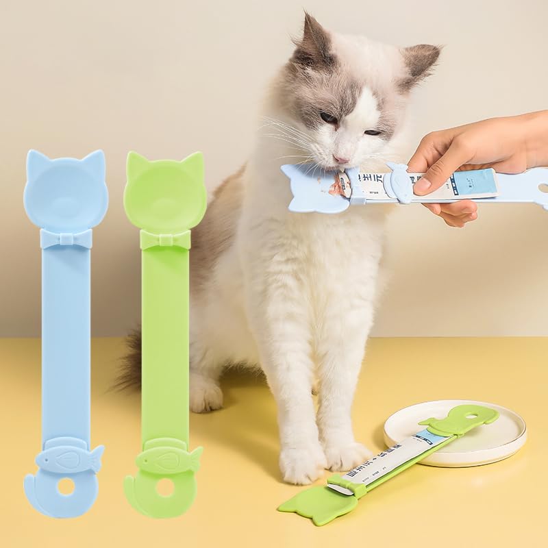 AionneWie dispensador preciso para tratamientos de gato, evita derrames.