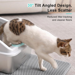 AIPERRO borde-xl-alta-bandeja-gato: ideal para razas grandes y derrames mínimos.