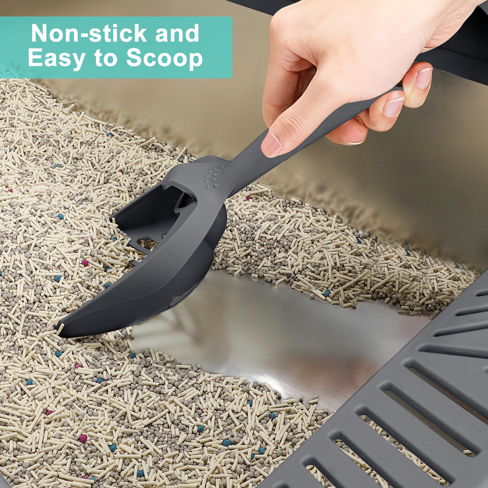 AIPERRO diseño patentado de 30° reduce el rastreo de arena.