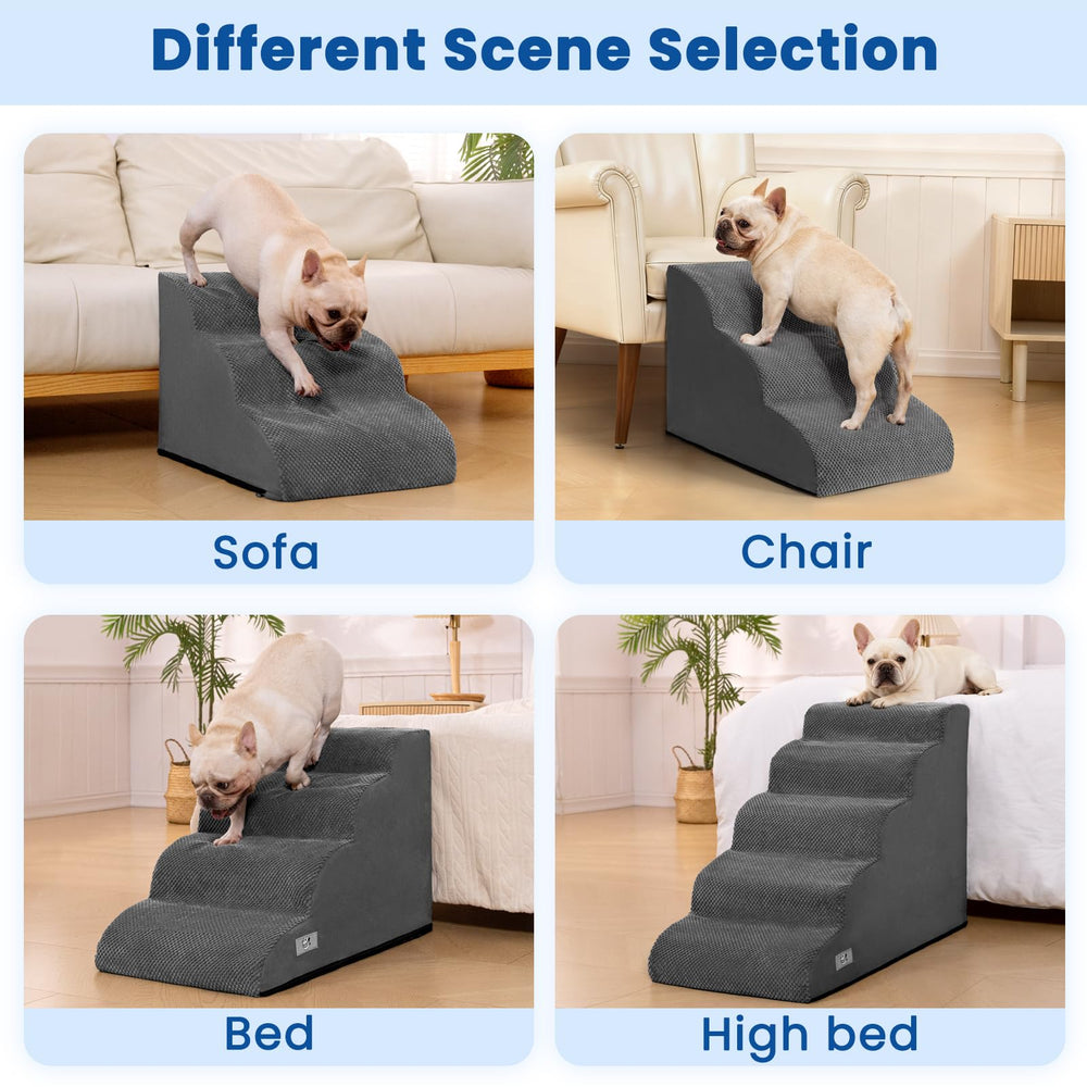 Airpanda escalera de 5 peldaños para cama alta, subida segura