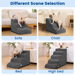 Airpanda escalera de 5 peldaños para cama alta, subida segura