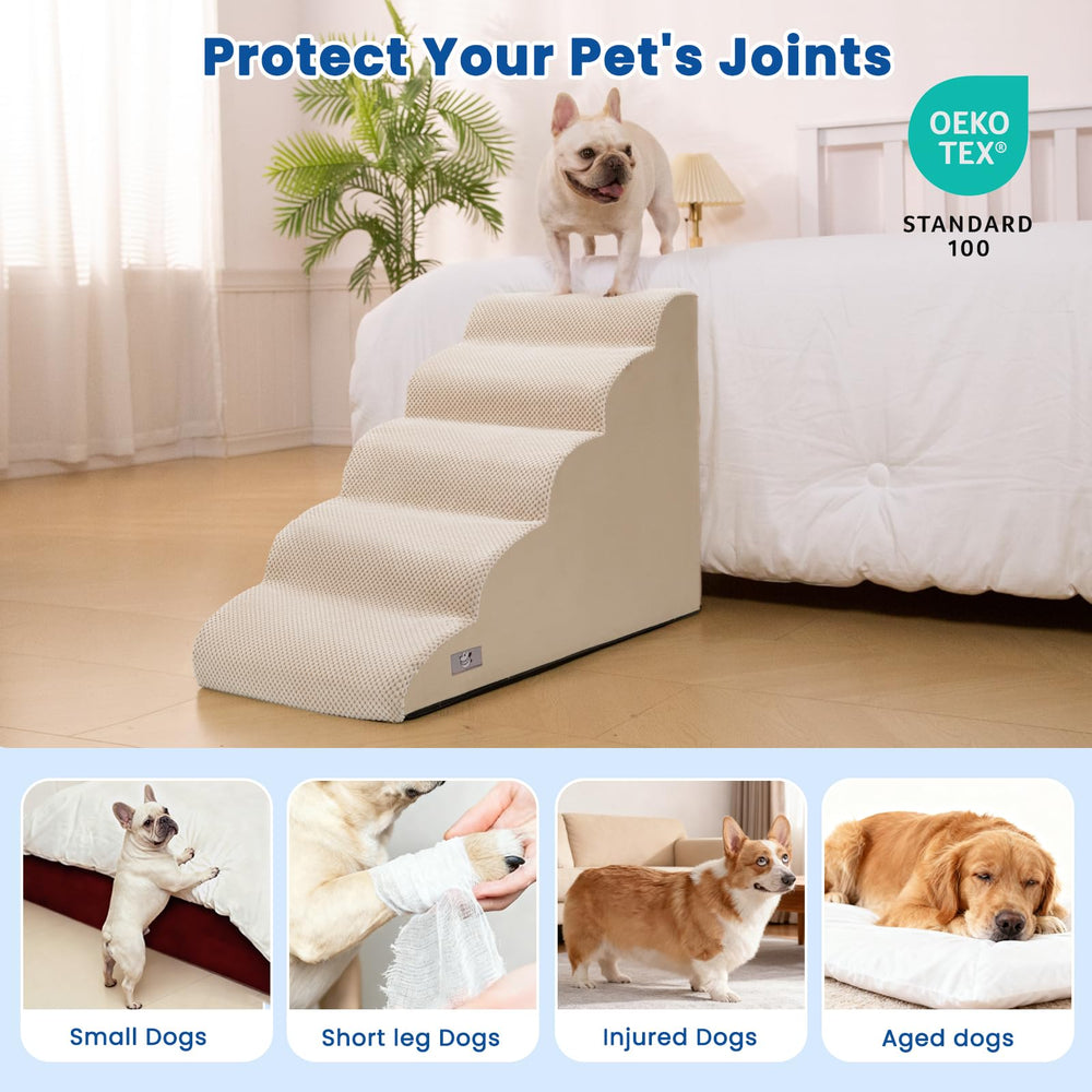 Airpanda: funda lavable y removible para los escalones, limpieza rápida y sencilla.