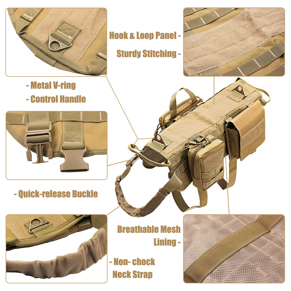 AIWAI bolsas extraíbles, ideal para llevar accesorios y primeros auxilios.