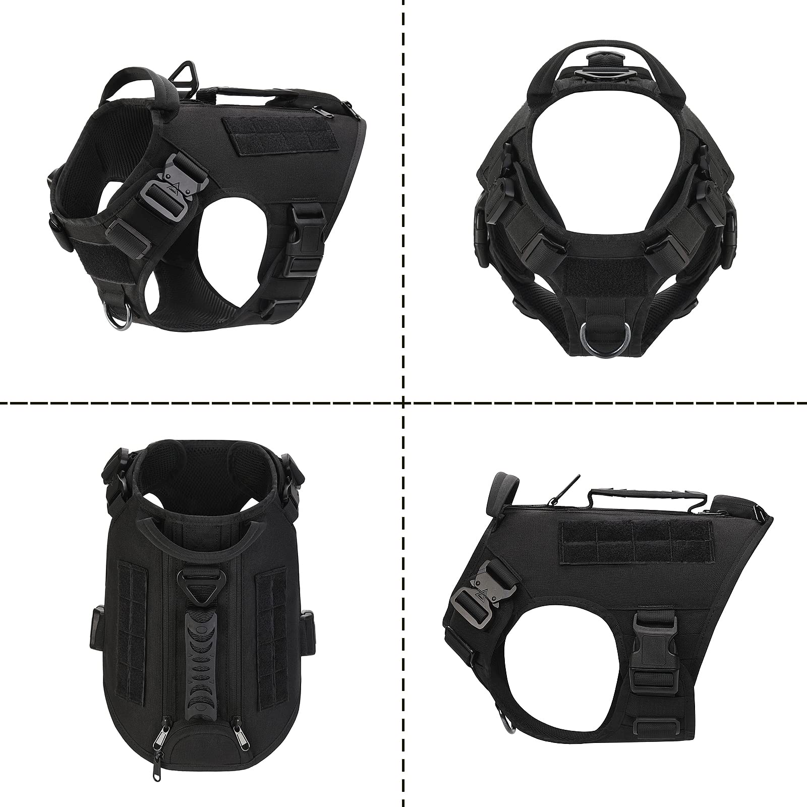 Hebillas de metal AIWAI de alta resistencia para tirones seguros.