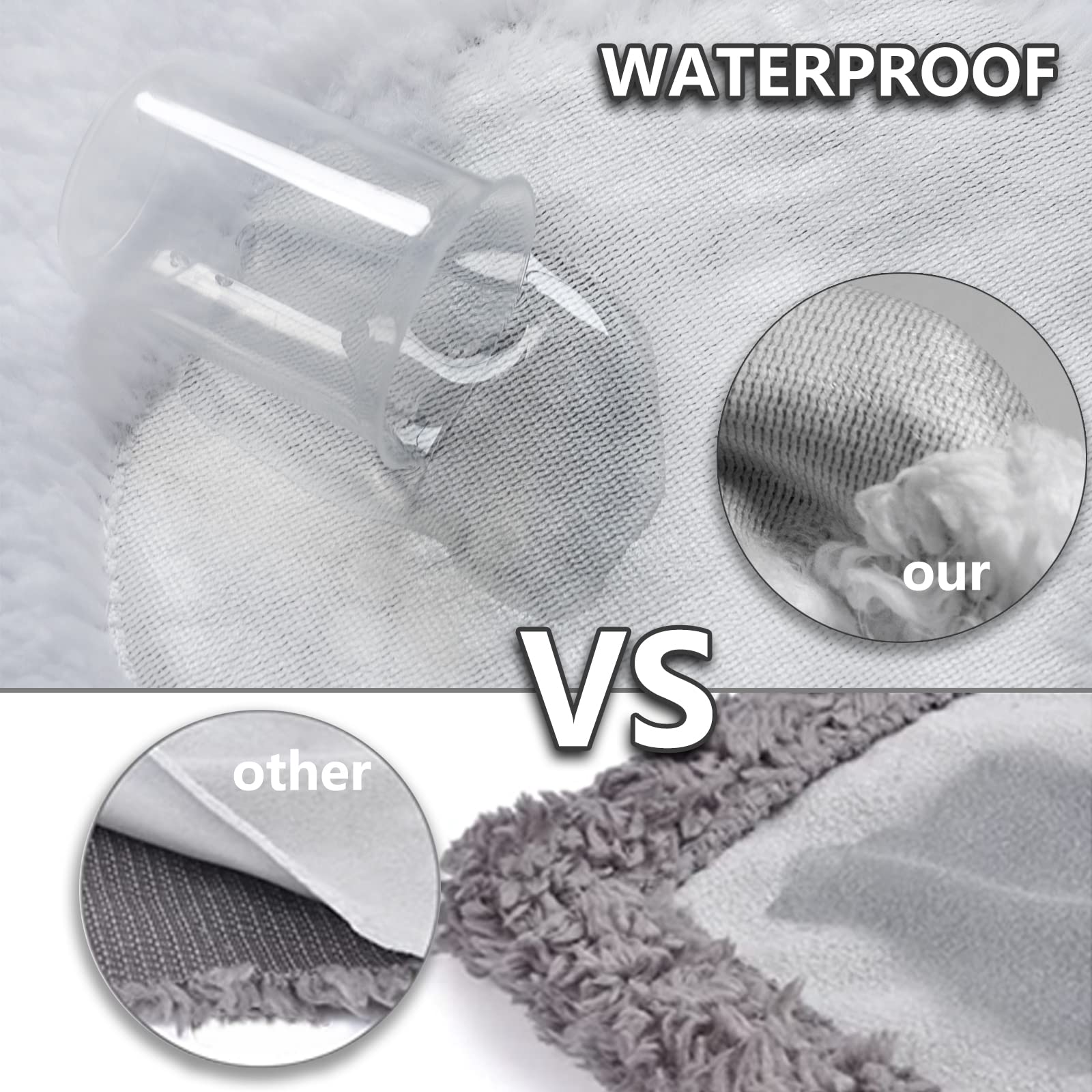 AIWEK manta impermeable con dorso sherpa suave para mayor confort