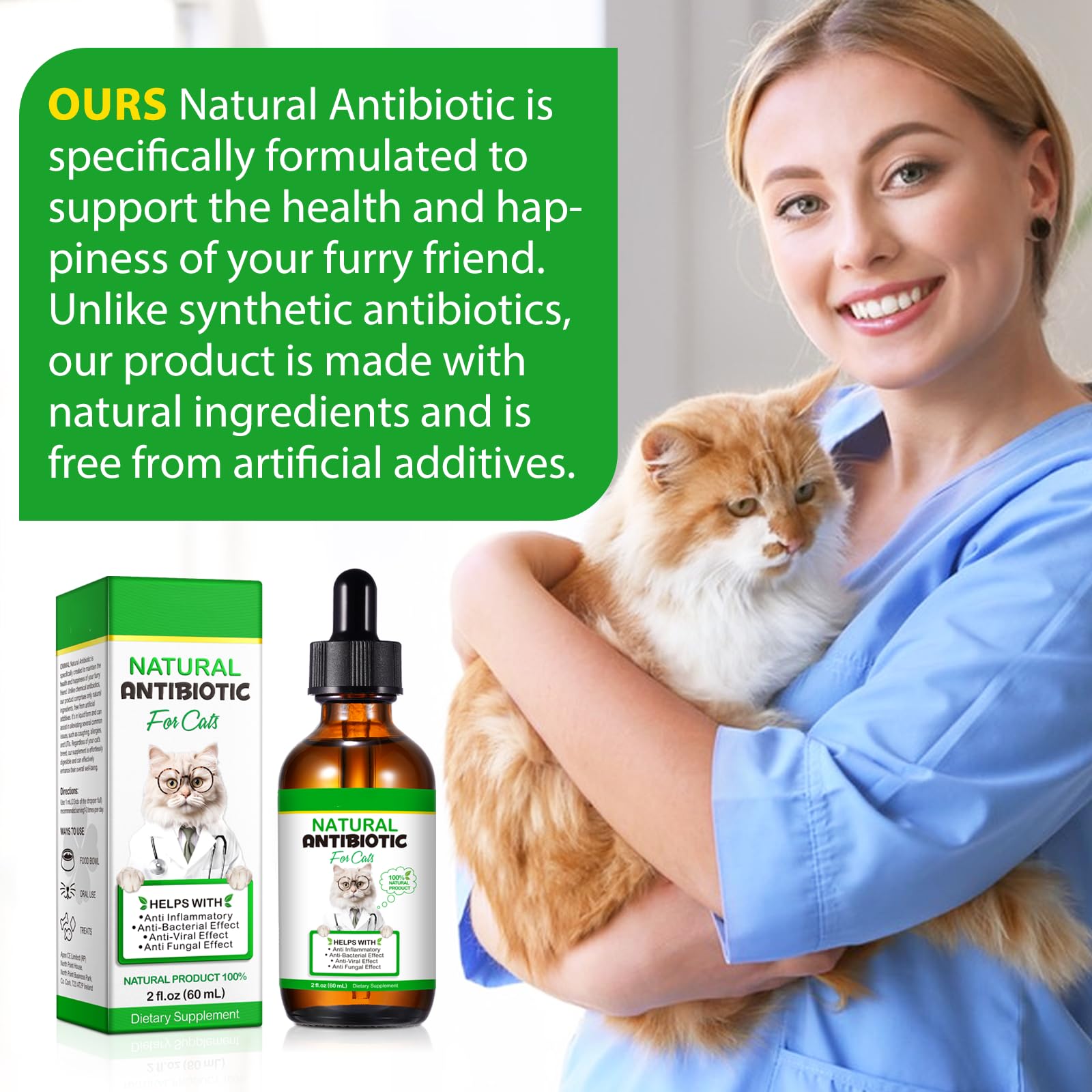 Akareni antibióticos para gatos mejora digestion y equilibrio intestinal