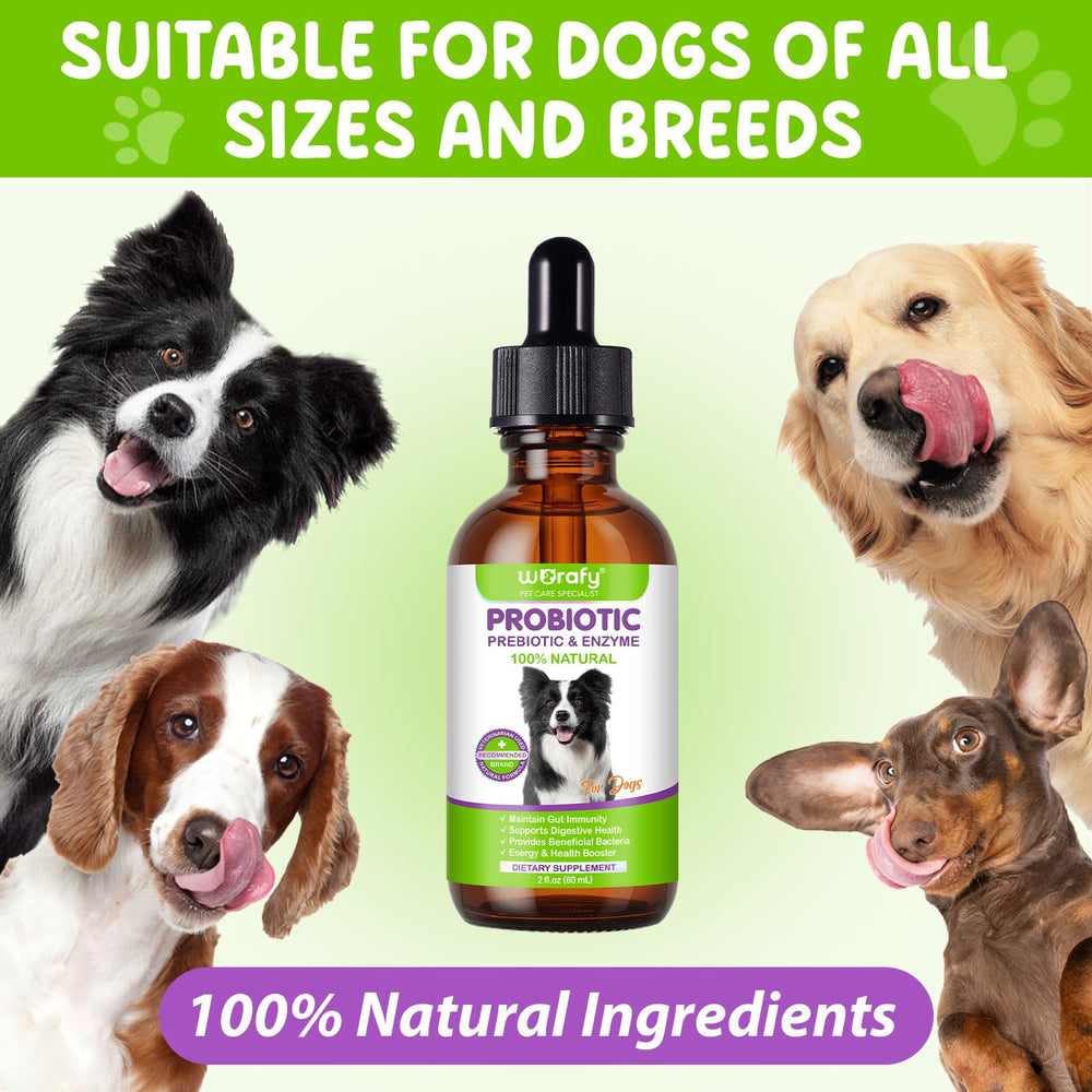 Akareni Probioticos para perros, gotas para dosis diaria.