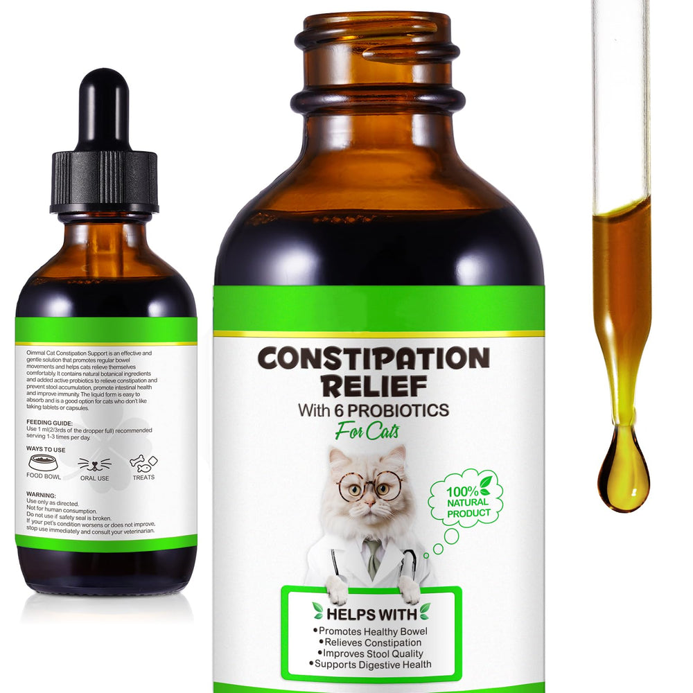 Laxante para gatos Akeeronn 60ml botella: fácil dosis y apoyo digestivo