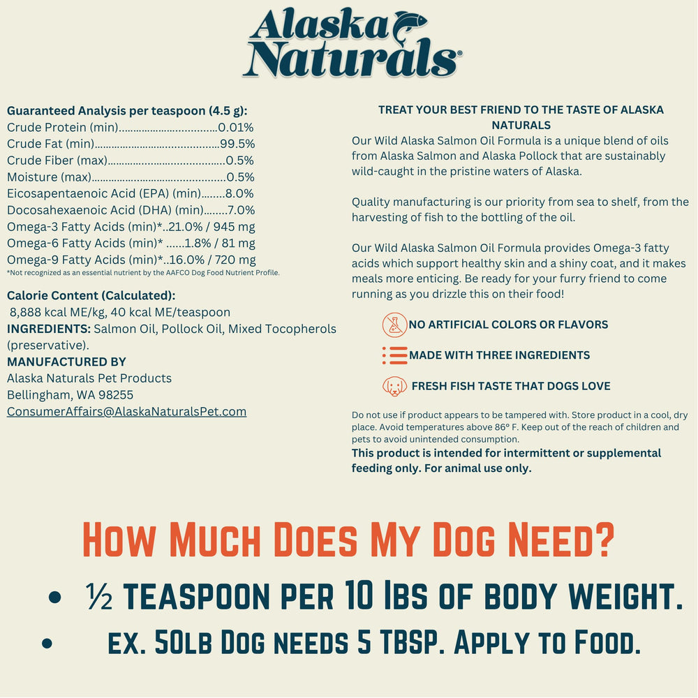 Alaska Naturals piel saludable de perro gracias al aceite de salmón