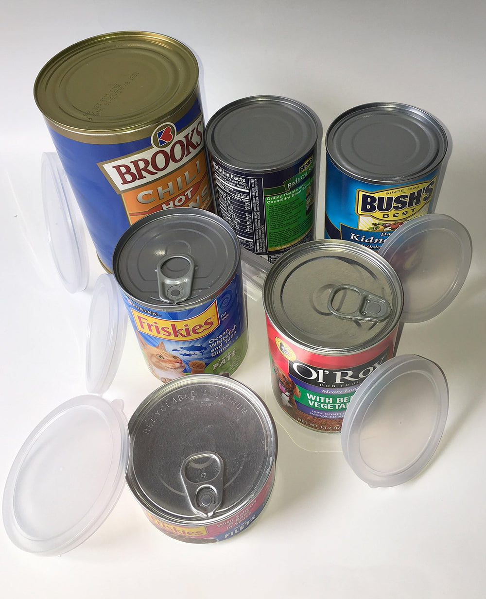 ALAZCO tapa lata pequena 01, ideal para porciones de comida para mascotas