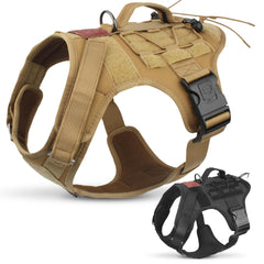 Arnés Albcorp táctico con clip frontal para control durante paseos.