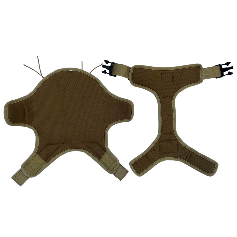 Arnés Albcorp para perros grandes, diseño resistente para patrullas y senderismo.