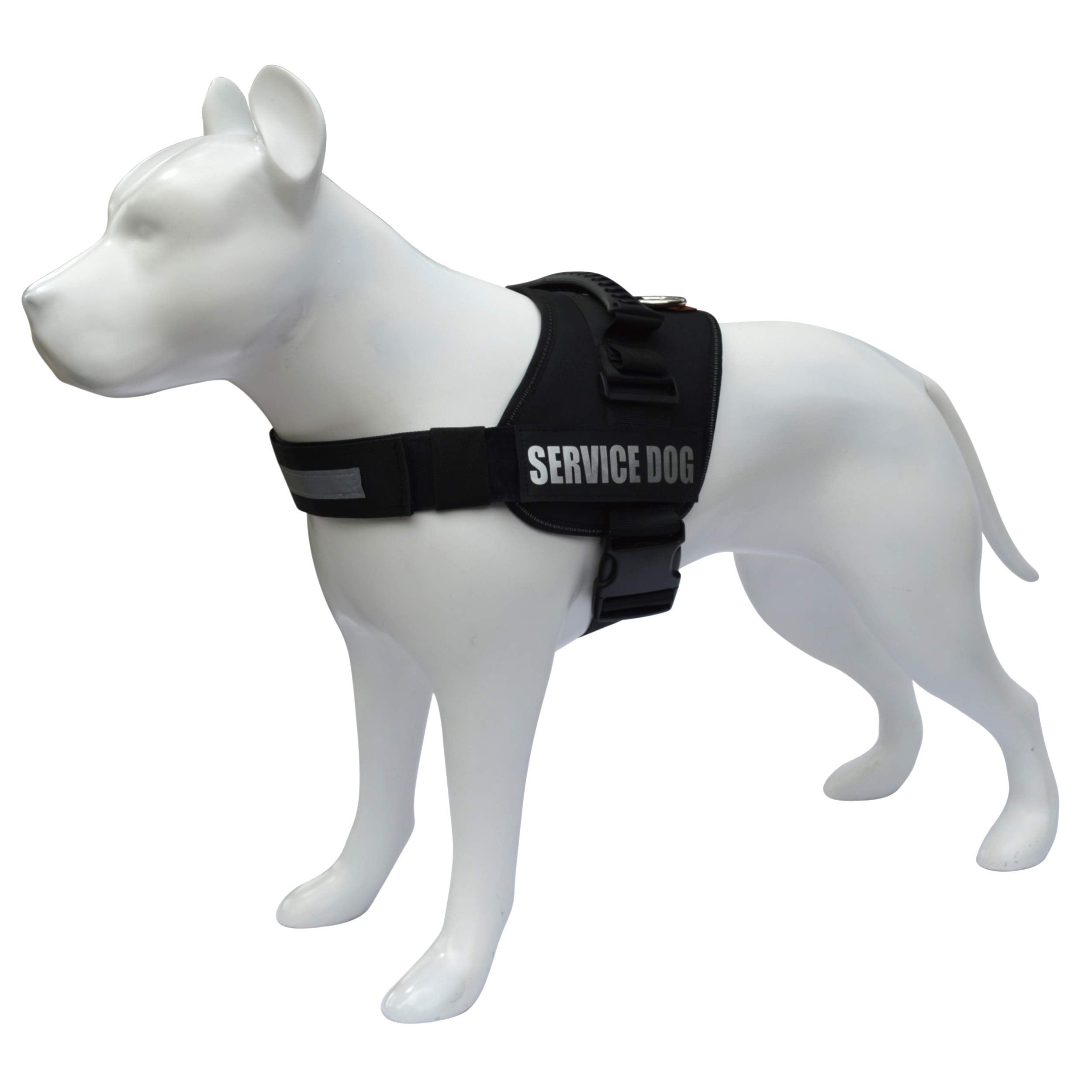 ALBCORP chaleco servicio perro, diseño sin tirones, comodidad para sesiones largas.