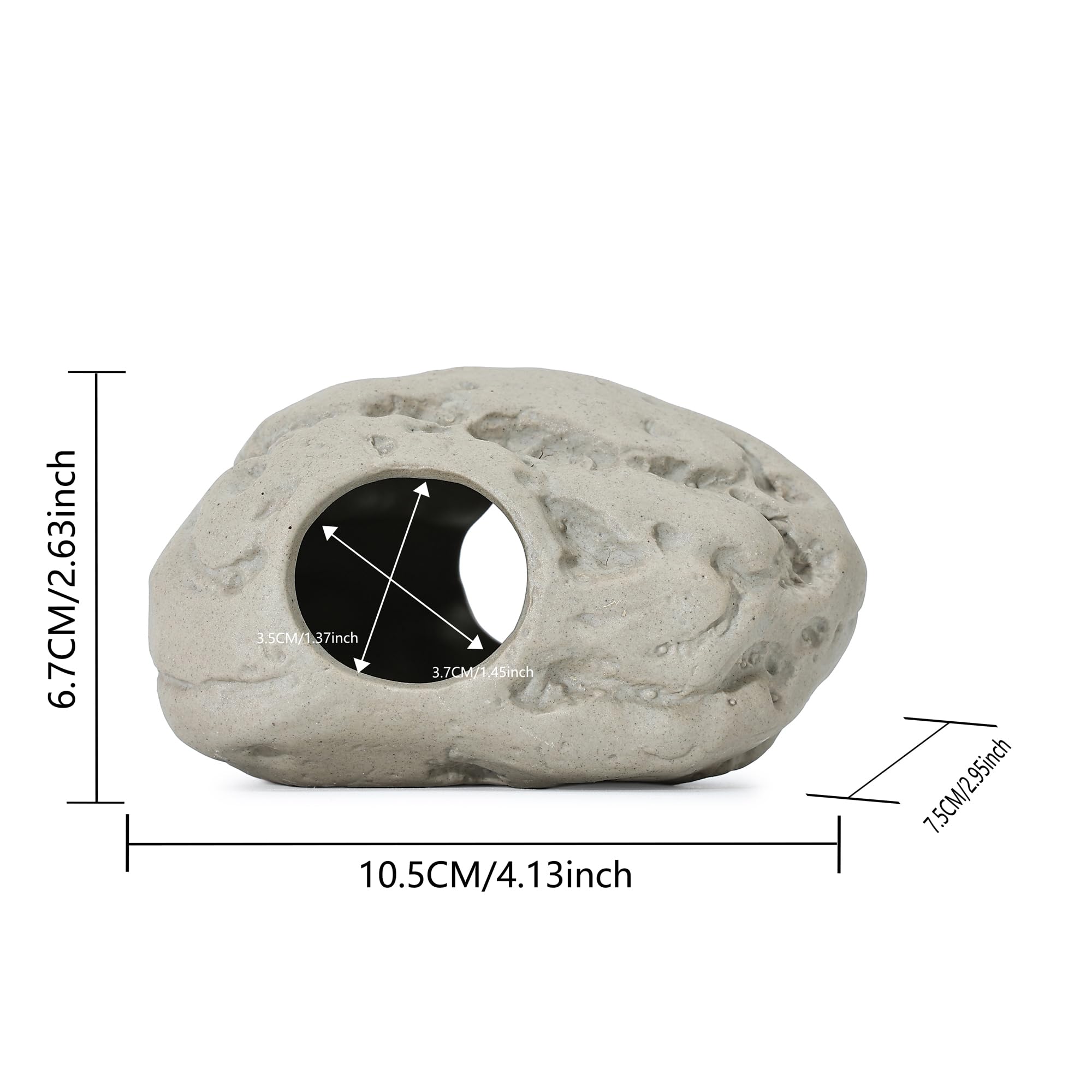 ALEGI cerámica duradera para acuario; material seguro para peces y invertebrados.