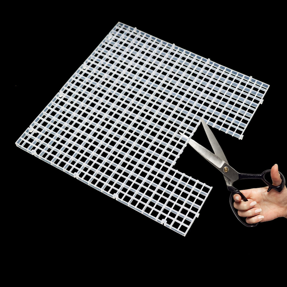 ALEGI divisoria modular, permite cortar y unir configuraciones personalizadas.