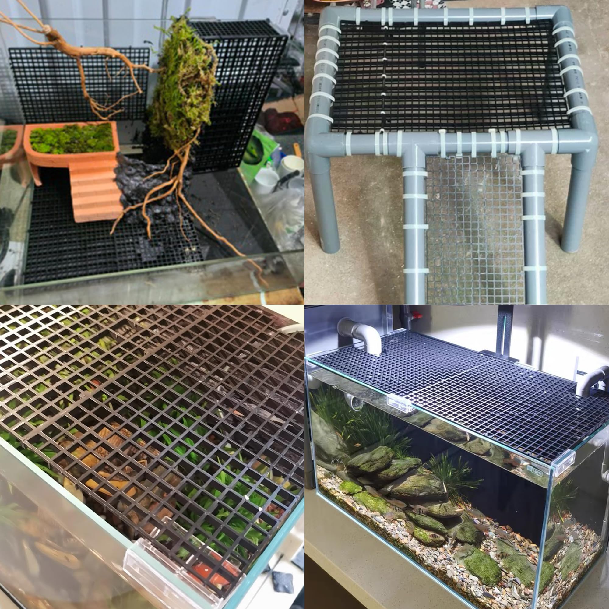 ALEGI rack de almacenamiento para controladores de acuario, organización ordenada