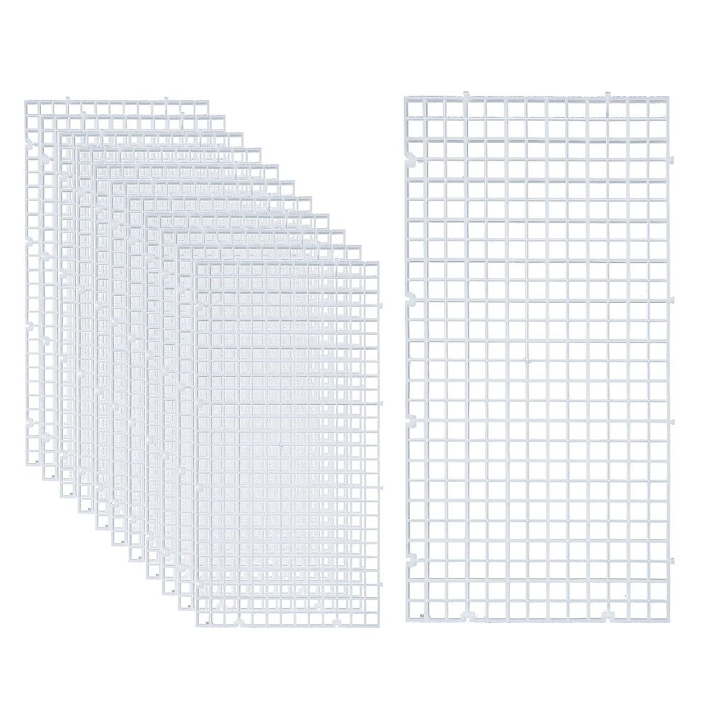 ALEGI séparateur bac aquarium, grille œuf en plastique, favorise la séparation des poissons.