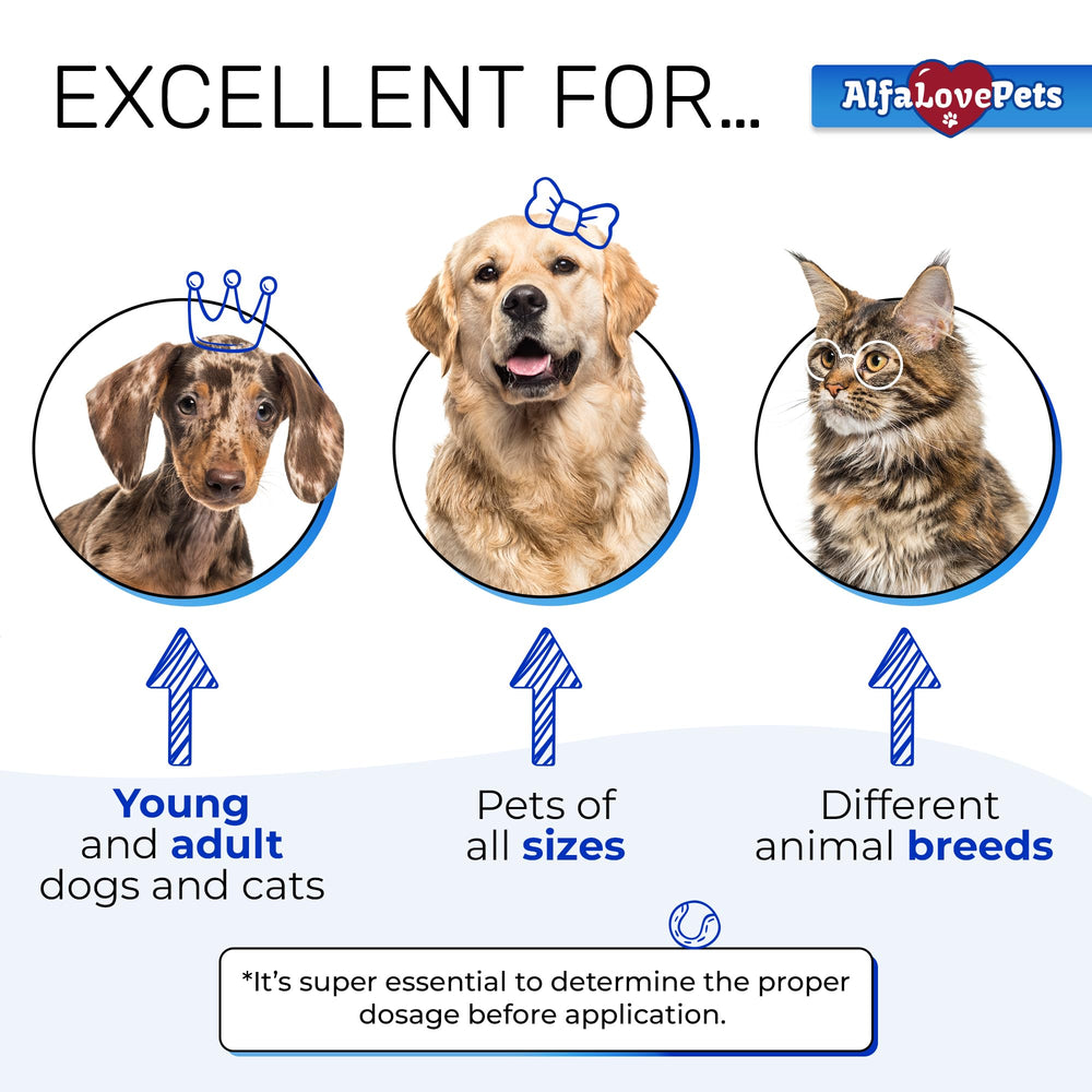 Alfa Love Pets: apto para todas las razas y tamaños de mascotas.
