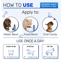 Alfa Love Pets: envase de 2oz práctico para uso diario.
