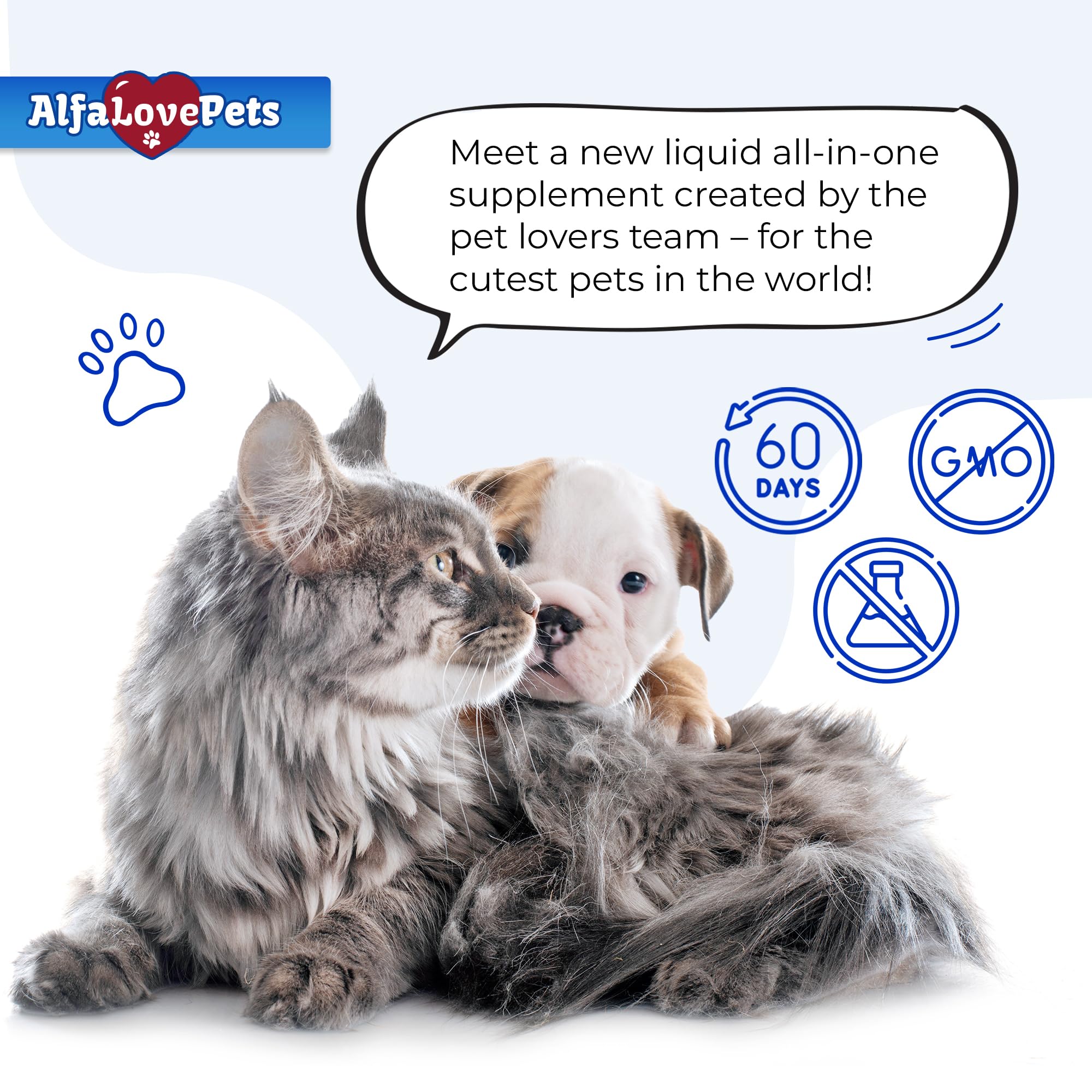 Alfa Love Pets: dosificación consistente gracias al formato líquido.