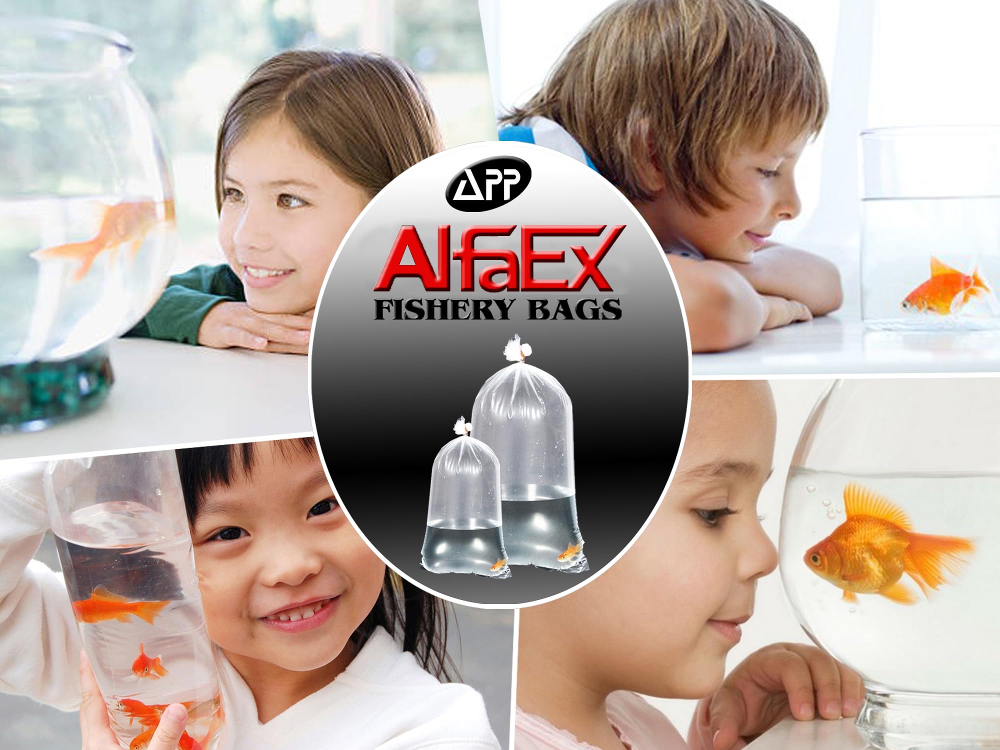 AlfaEx Bolsas para exhibición o venta, fáciles de inspeccionar sin abrir
