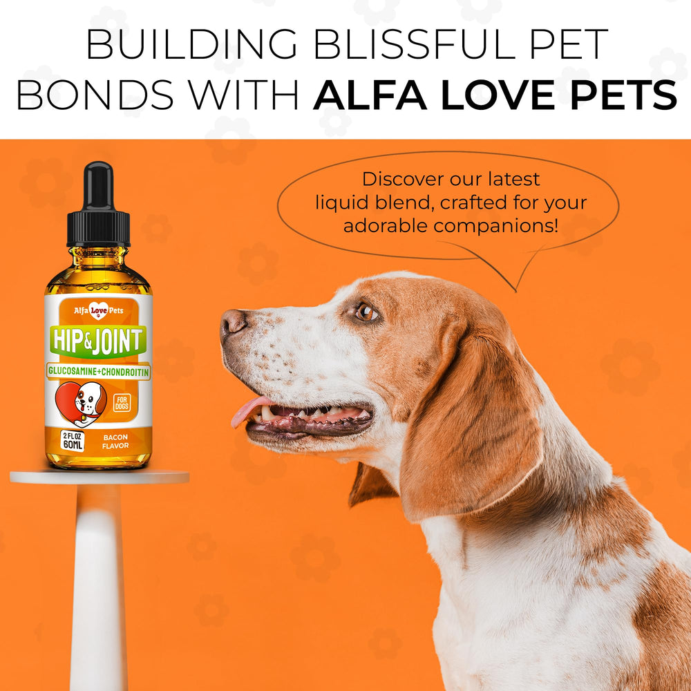 Alfa Love Pets glucosamina para perros: envase cómodo para uso cotidiano