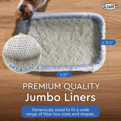 Liner resistente a arañazos para gatos activos que patean la arena