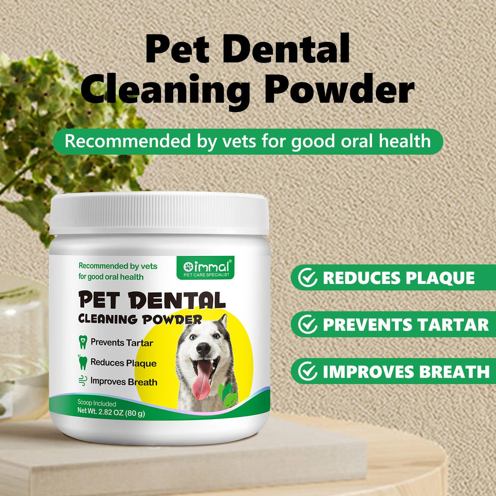 ALIVO aliento fresco para perro gracias al polvo dental.