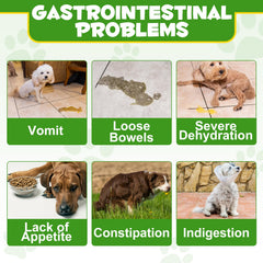 ALIVO Probiotics Polvo para perros con 5mil CFU por porción para equilibrio intestinal.