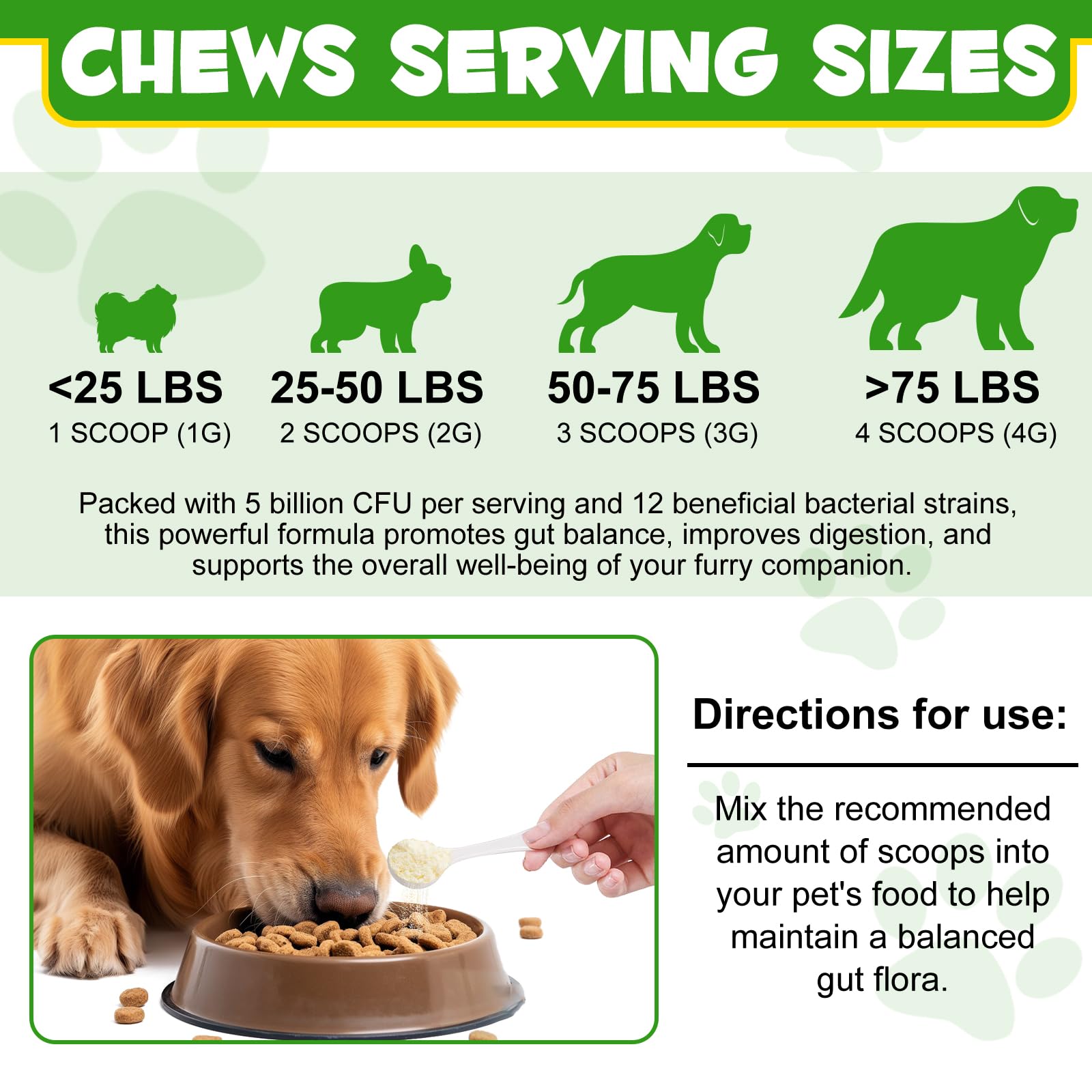 ALIVO Probiotics Polvo para perros ayuda a piel y pelaje más saludables.
