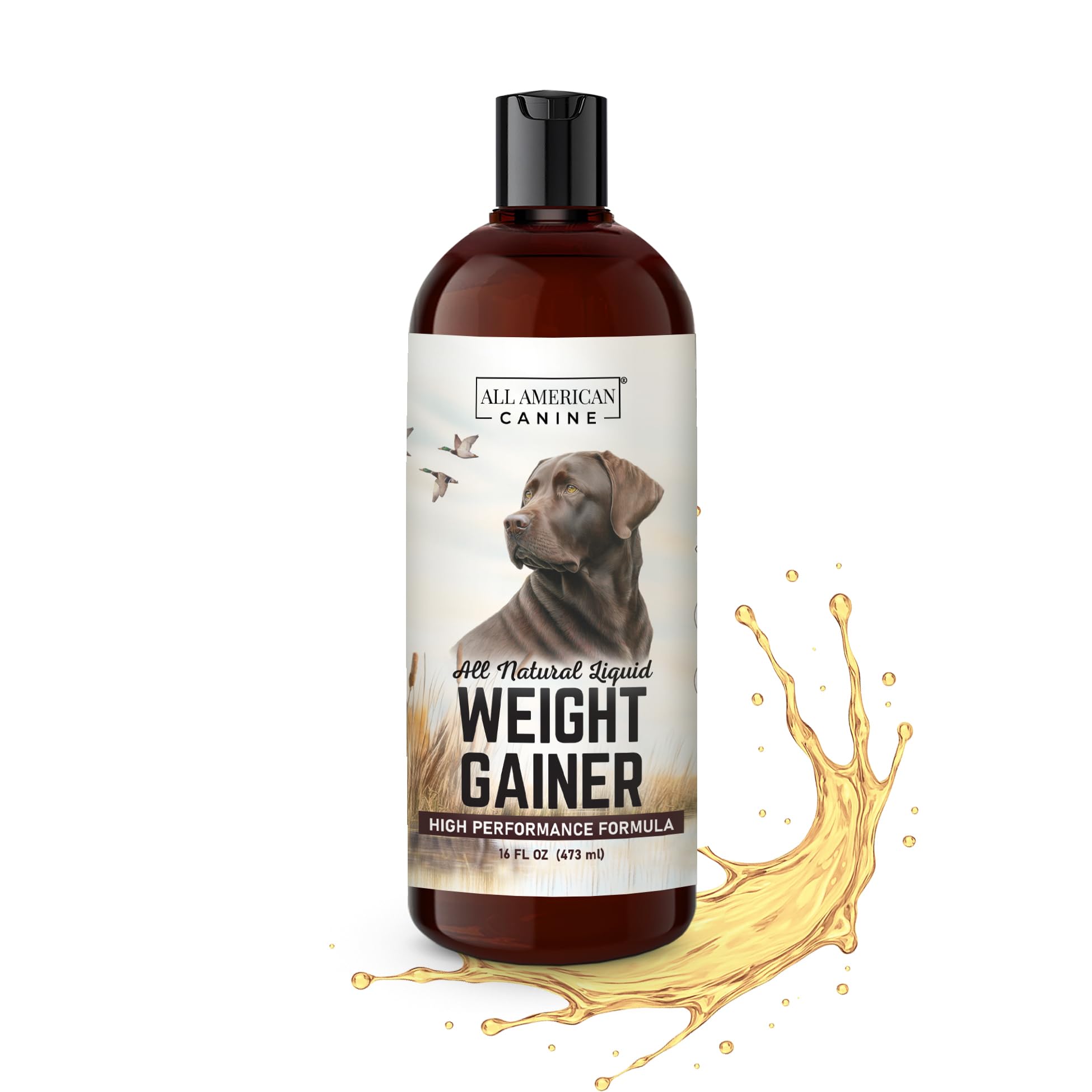 All American Canine ganancia de peso para perros en frasco, ideal para incremento de peso