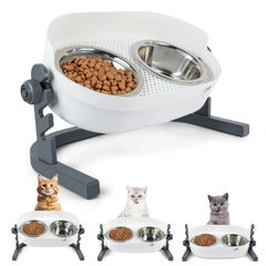 All for Paws bebederos elevados para gatos, postura cómoda