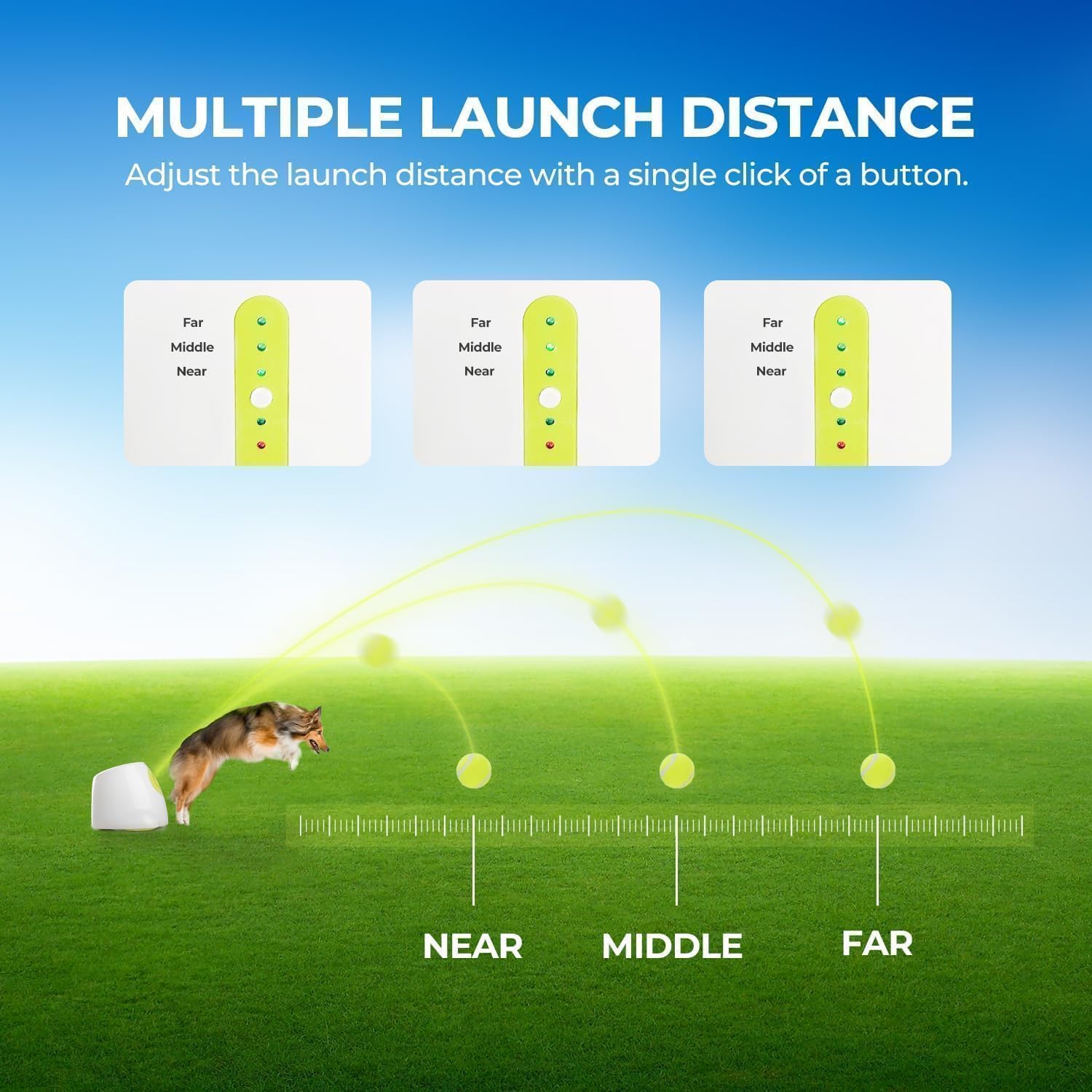ALL FOR PAWS distancia-ajustable: tres niveles de lanzamiento para tu espacio