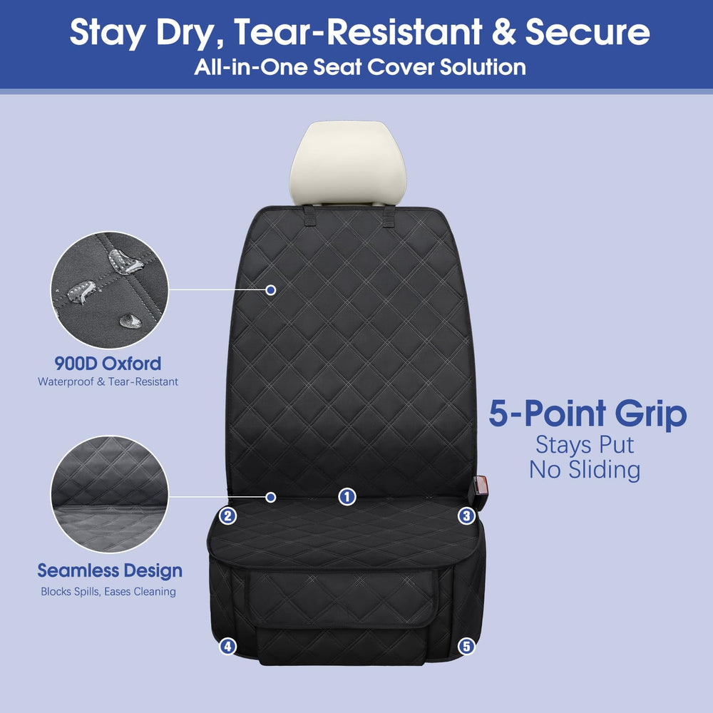 ALLANSING funda-asiento-delantero-con-bolsillo-frontal facilita guardar meriendas y herramientas