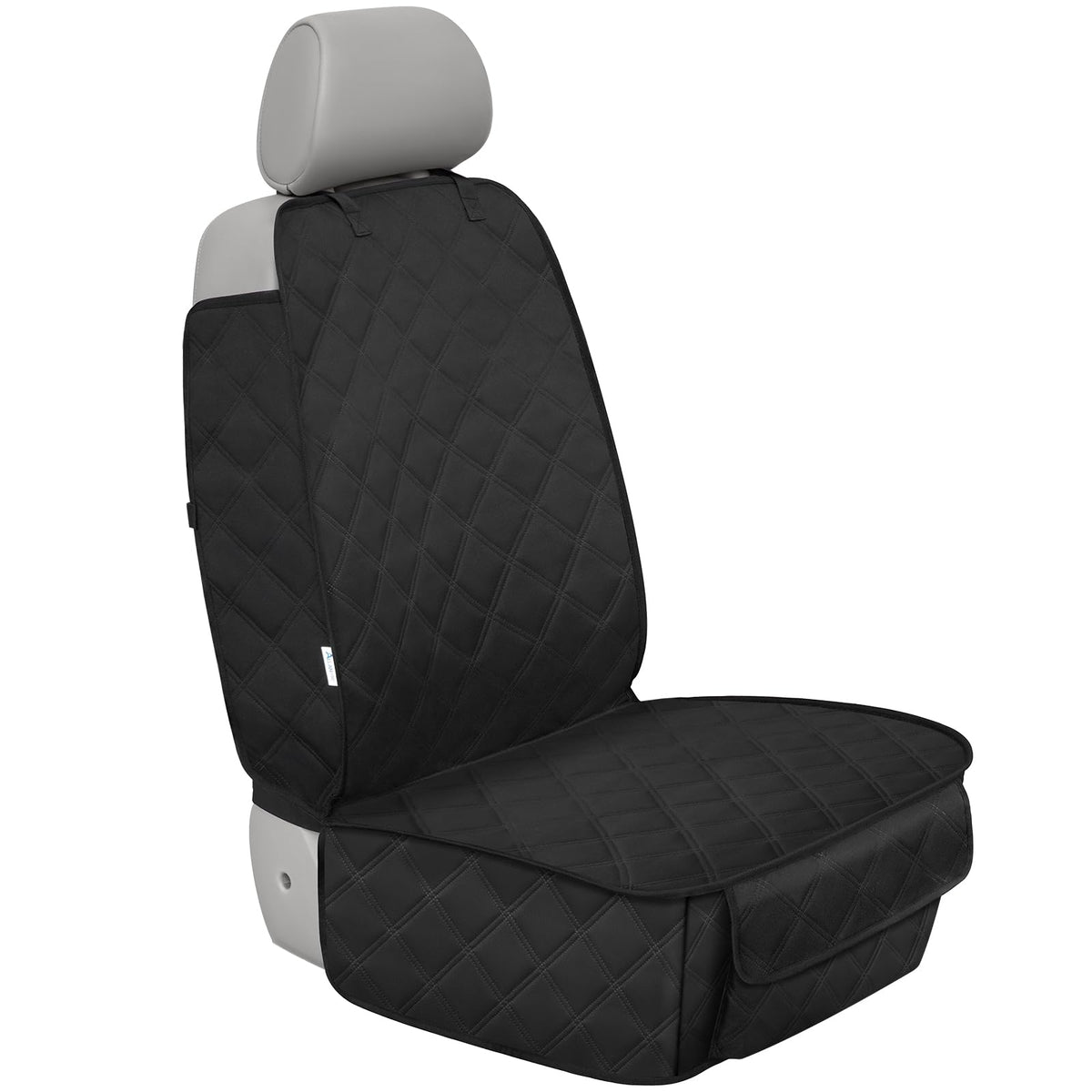 Protector ALLANSING para asiento delantero con solapas laterales, protege de suciedad y pelo de mascotas.