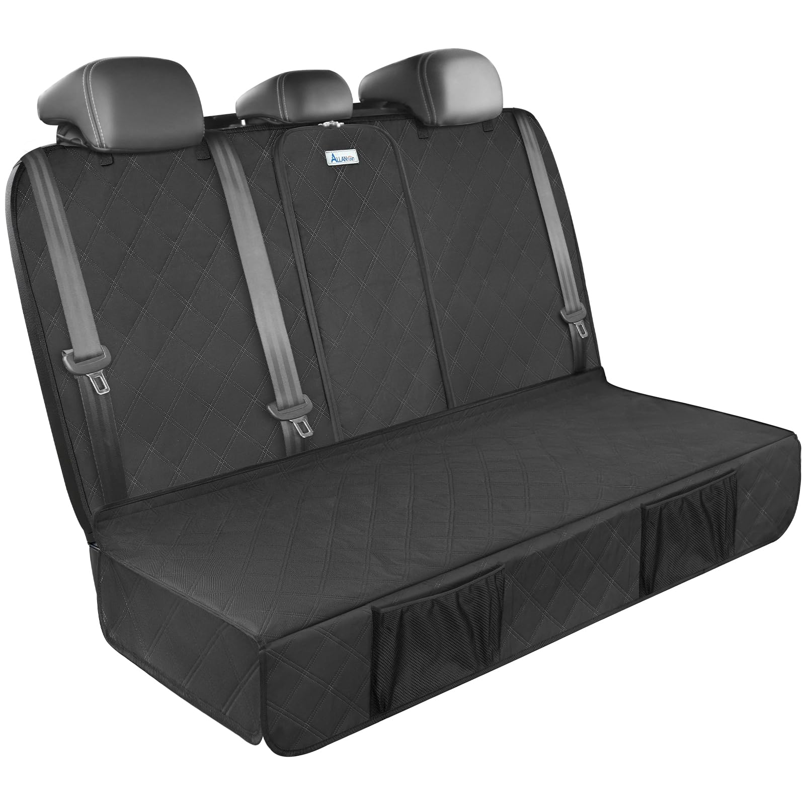 ALLANSING cobertor asiento trasero para perros 900D: protección duradera contra derrames.