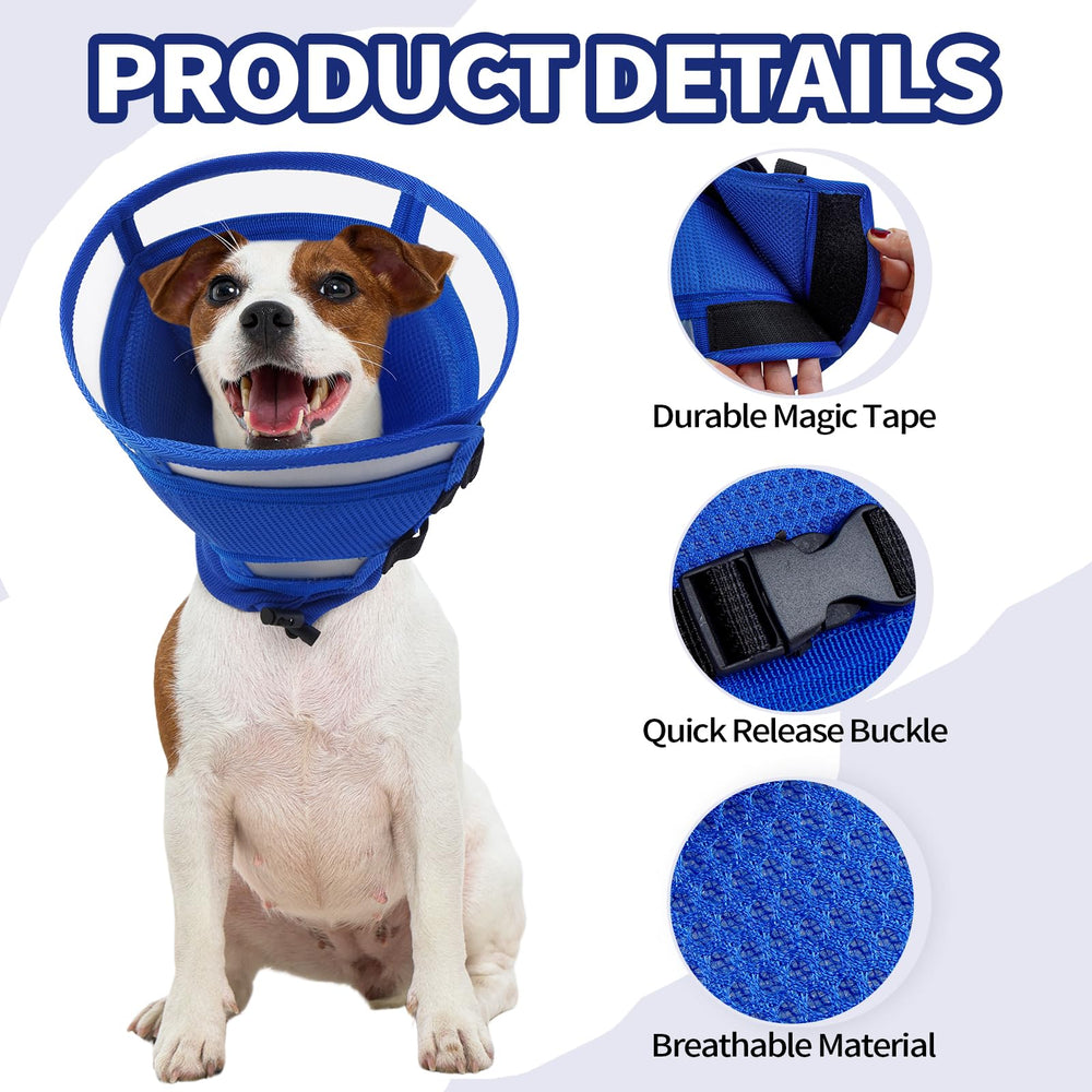 Cono suave Allroaring para perros grandes, pensado para uso prolongado.
