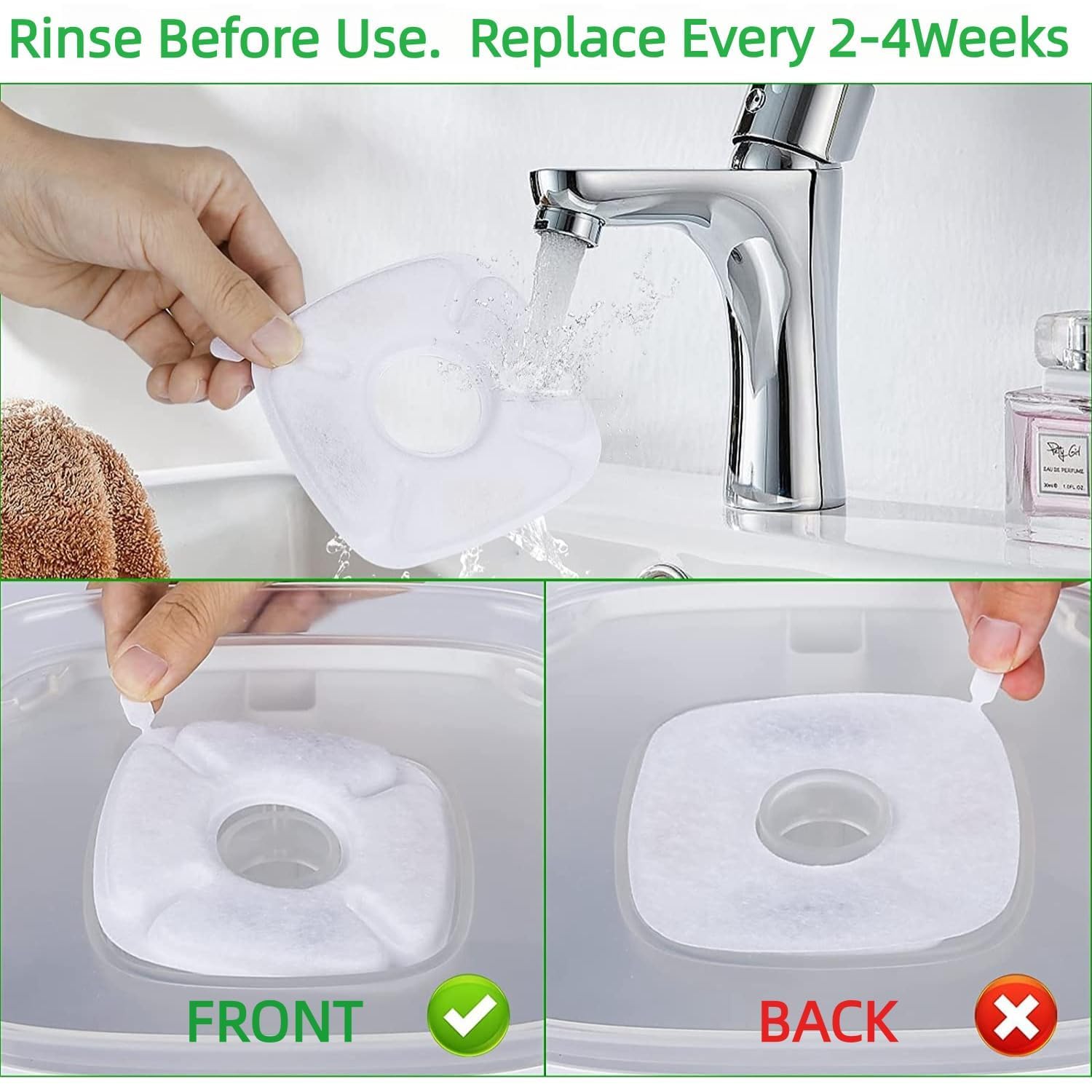Allxin filtro con carbón activado y resina de intercambio para agua más fresca.