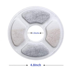 Allxin filtro carbón activado para fuente para gatos y perros reduce olores
