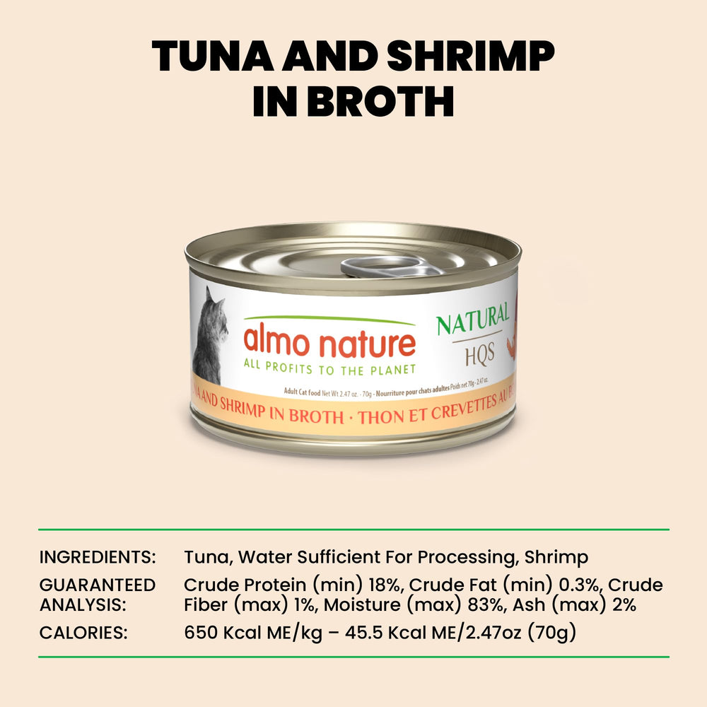 Almo Nature HQS: paquete de 24 latas para una alimentación constante.