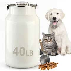 Aloxina contenedor de alimento para perros y gatos, gran capacidad para conservar frescura.
