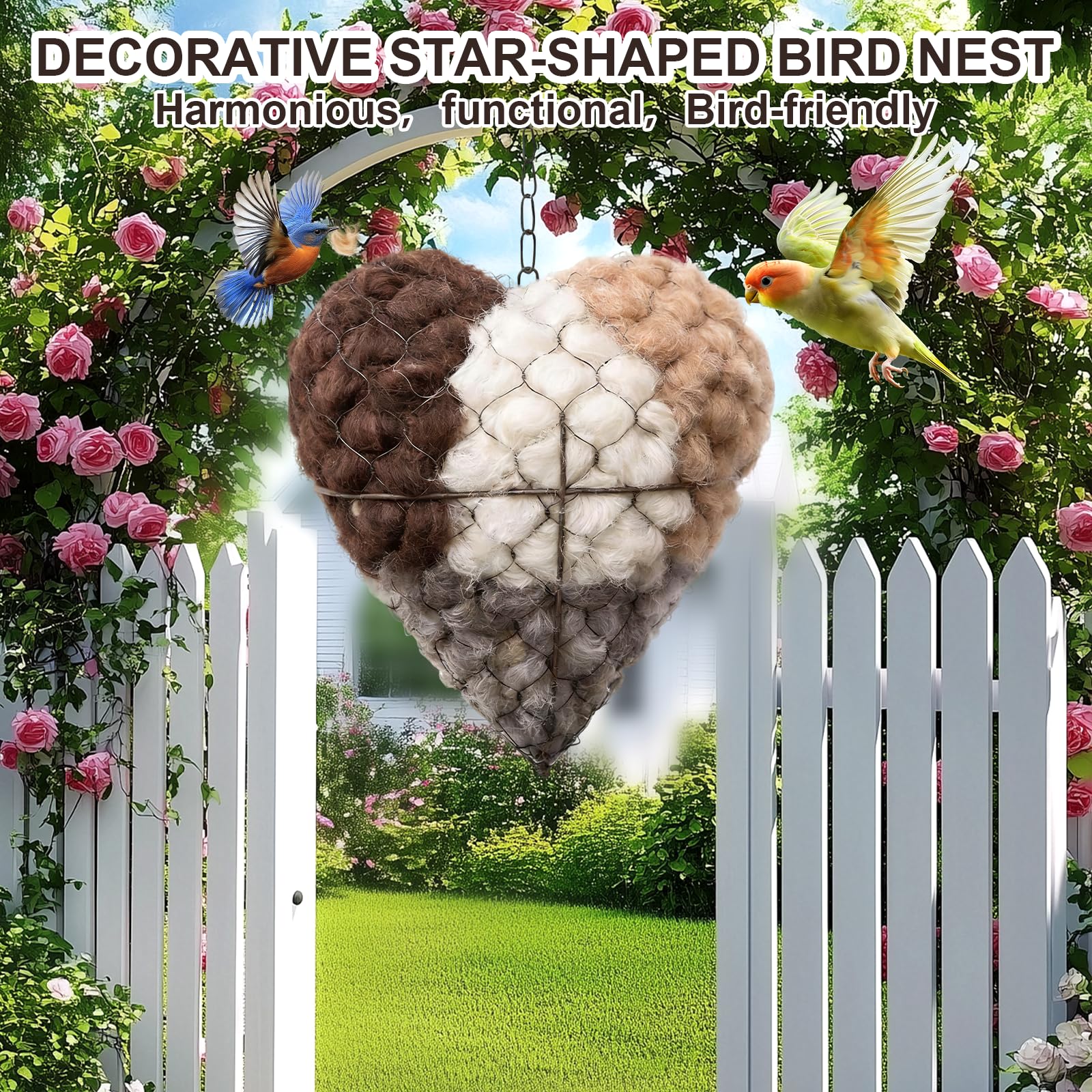Alpaca Nido Colgante Árbol: instalación rápida en jardín